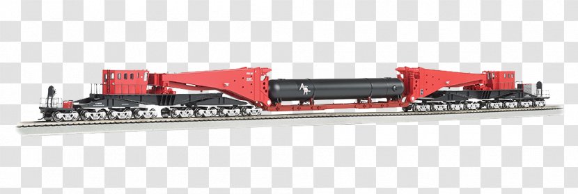 Train Railroad Car Rail Transport Schnabel HO Scale - Flatcar - Freight Transparent PNG