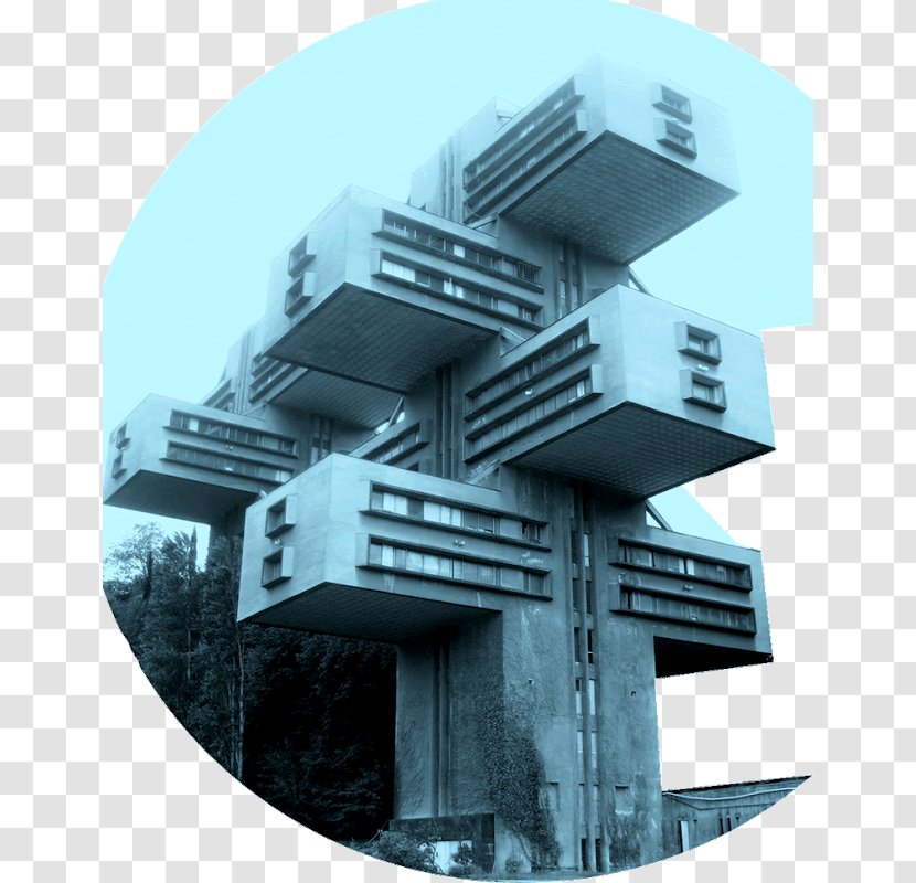 Facade Brutalist Architecture - Design Transparent PNG