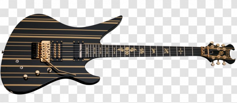 Schecter Guitar Research Electric シェクターSchecter 1741 Synyster GATES Custom-S, Black/Silver Avenged Sevenfold - Tree - Gates Transparent PNG