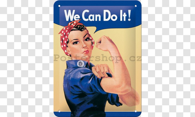 We Can Do It! Second World War Rosie The Riveter United States - Thumb - It Transparent PNG