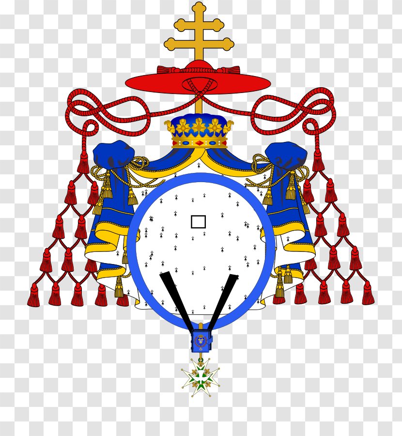 Holy See Coat Of Arms Cardinal Archbishop - Ecclesiastical Heraldry - Orn Transparent PNG