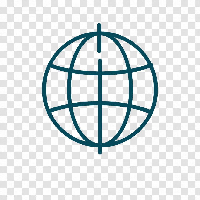 Globe Earth Line Art Clip - Area Transparent PNG
