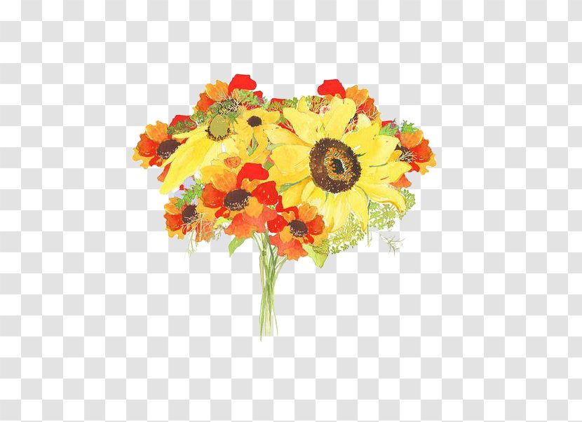 Flower - Wreath - A Bouquet Of Flowers Transparent PNG