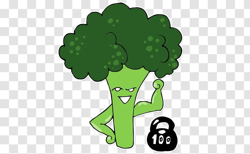 Sticker Telegram Tree Clip Art Text - Plants - Brokoli Cartoon Transparent PNG