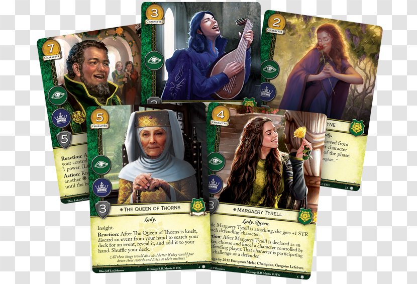A Game Of Thrones: Second Edition Arkham Horror: The Card Margaery Tyrell - Horror Transparent PNG