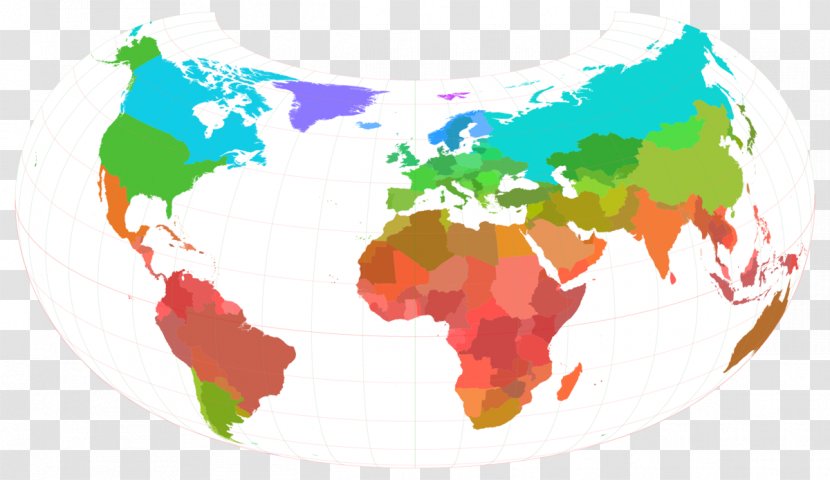 World Map Globe - Mercator Projection Transparent PNG