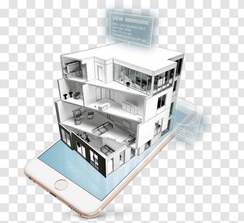 Architecture Show House Architectural Model Building - Drawing Transparent PNG