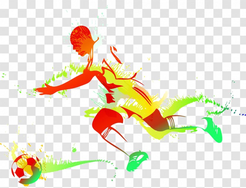 Football Player Kick Sport - Silhouette - Art Picture Of Competition Transparent PNG