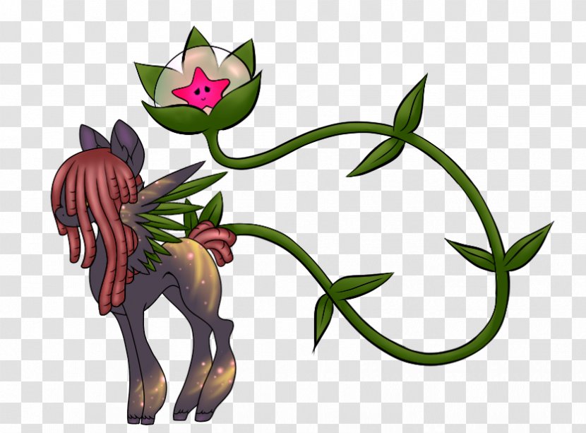 Horse Clip Art Illustration Flowering Plant - Flower Transparent PNG