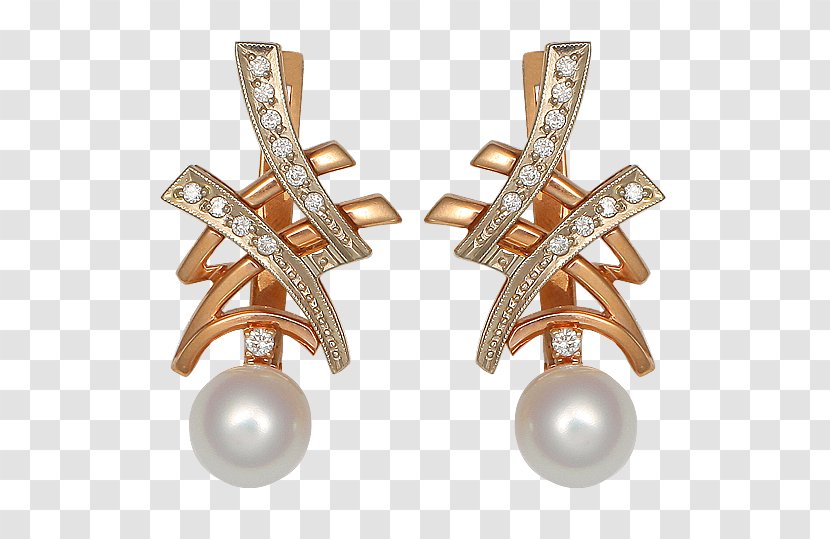 Pearl Earring Body Jewellery Diamond - Fashion Accessory Transparent PNG
