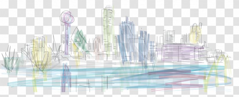 Water Sketch - City - Design Transparent PNG