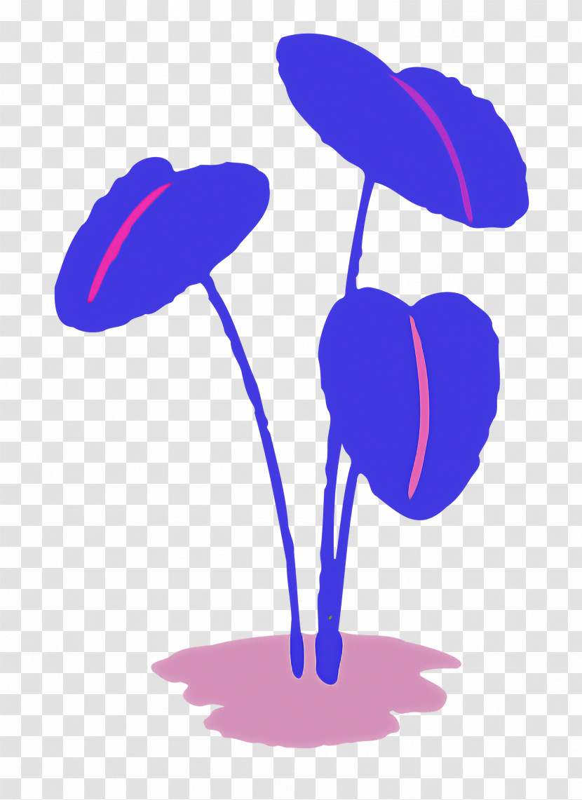 Violet Flower Cobalt Blue / M Cobalt Blue / M Magenta Transparent PNG