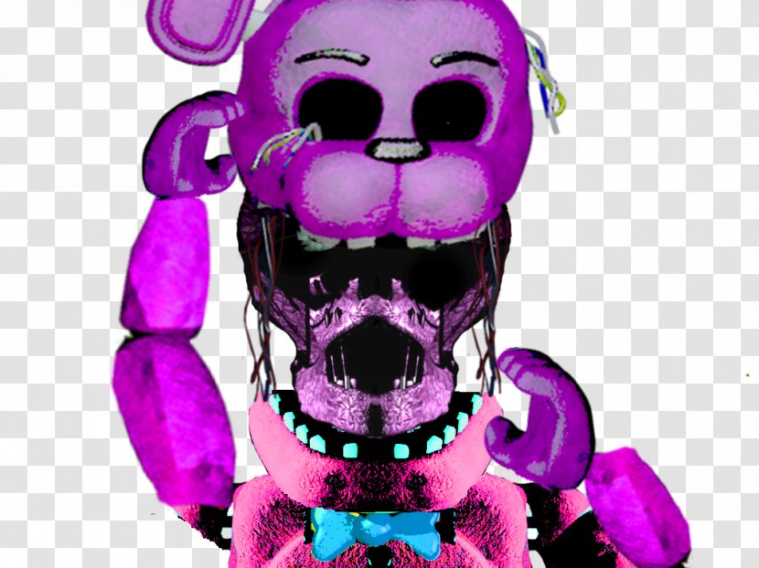 Five Nights At Freddy's 4 3 2 Animatronics Stuffed Animals & Cuddly Toys - Purple Transparent PNG