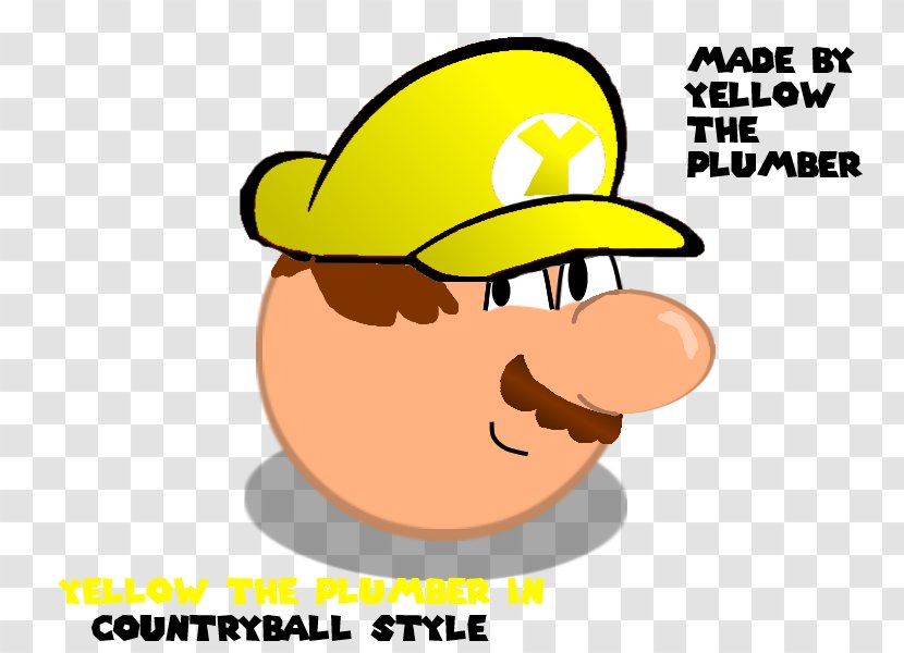 Polandball DeviantArt Mario Series Plumber - Yellow - Game Transparent PNG