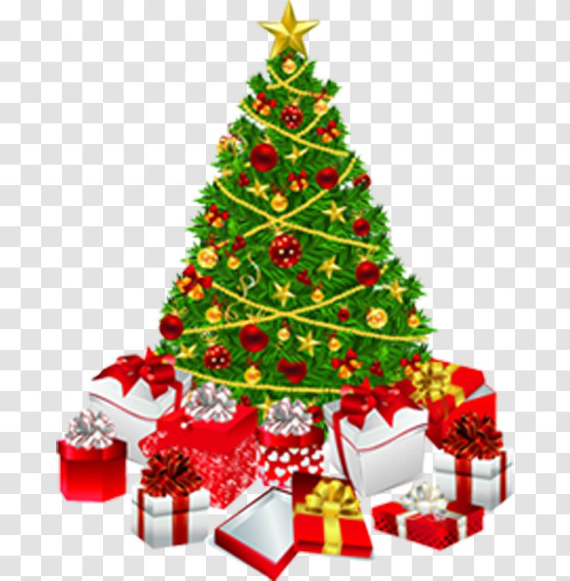 Christmas Tree Gift Clip Art - Tree, Green, Creative Taobao Transparent PNG