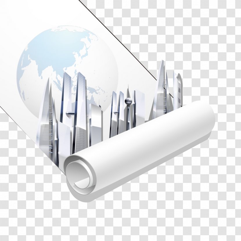 Earth Building Architecture - Cylinder - Buildings Rolls Transparent PNG