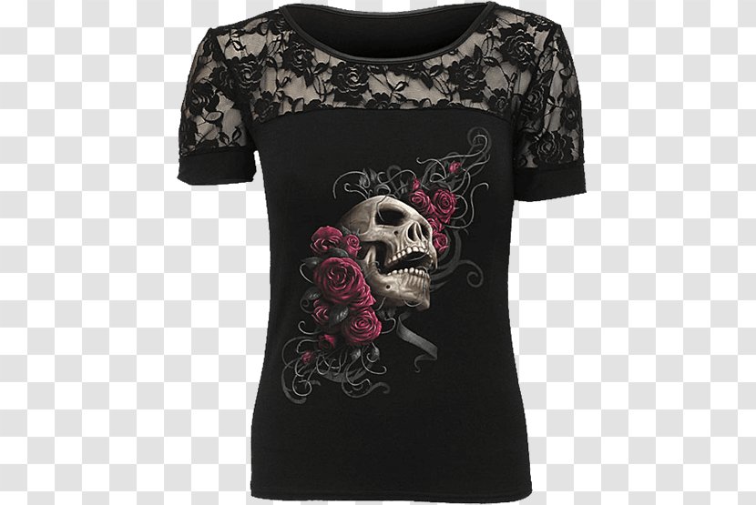 T-shirt Sleeve Lace Clothing Transparent PNG