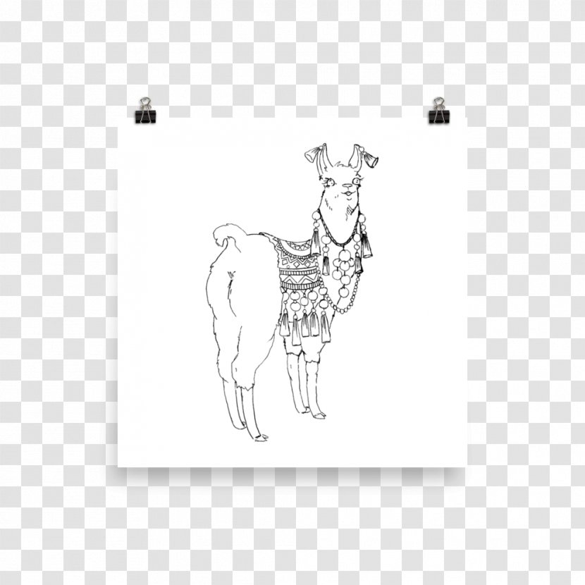 Giraffe Poster Paper Canvas Horse - Tree Transparent PNG