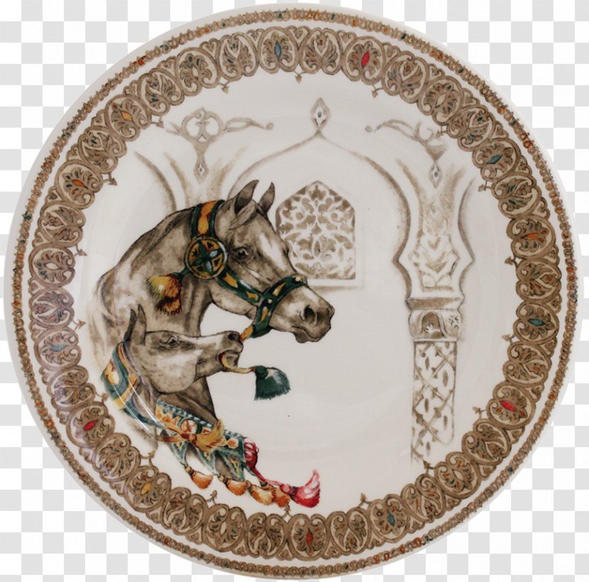 Plate Horse Faïencerie De Gien Tableware Fruitcake - Plat Transparent PNG