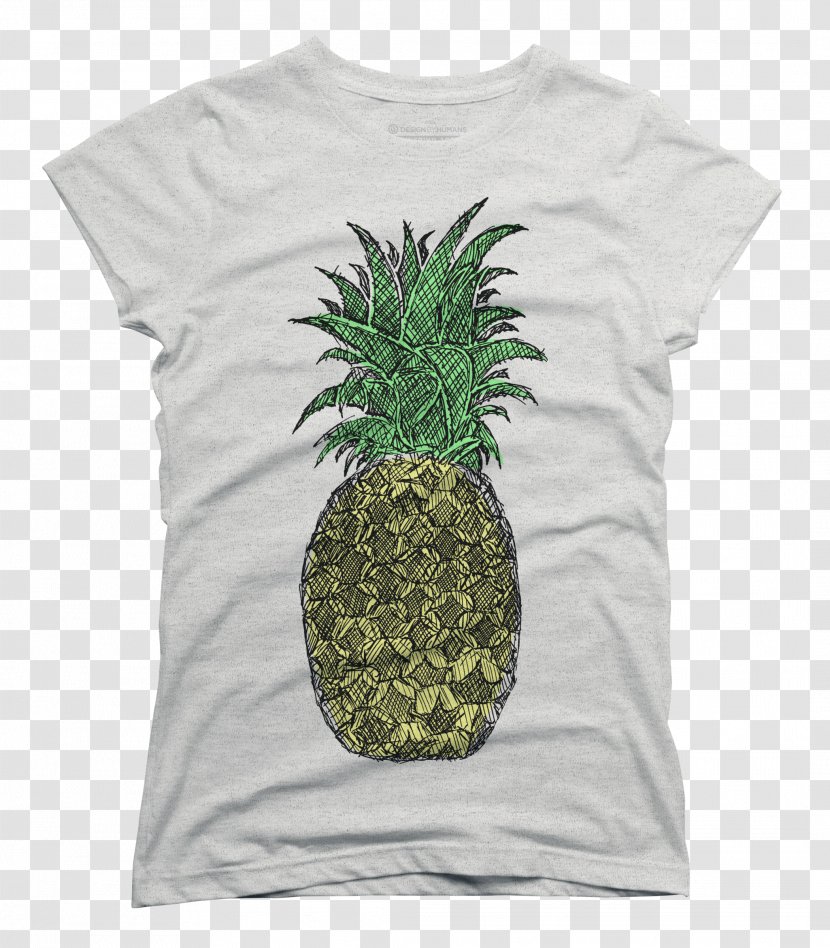 Pineapple Drawing Sketch - Work Of Art - Cuts Transparent PNG