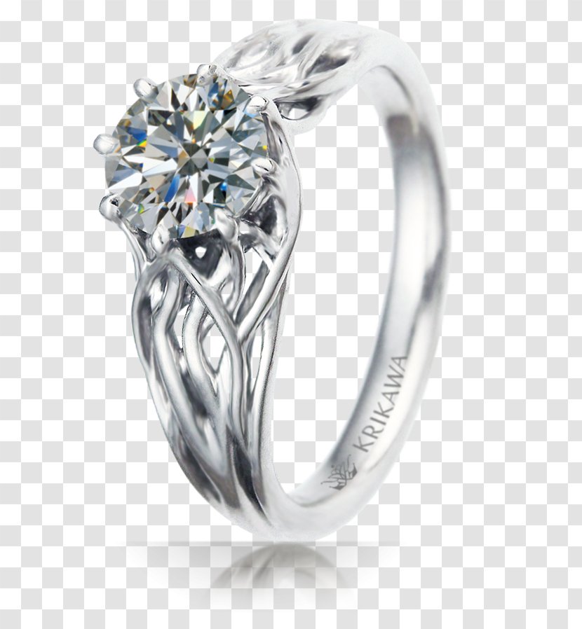 Wedding Ring Engagement Princess Cut Transparent PNG