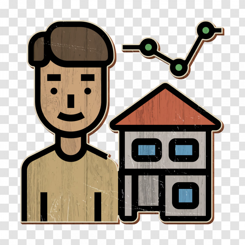 Estate Agent Icon Career Icon Seller Icon Transparent PNG