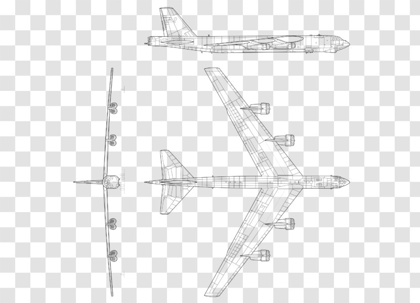 Boeing B-52 Stratofortress Northrop Grumman B-2 Spirit Airplane B-52H Convair B-36 Peacemaker - B2 Transparent PNG