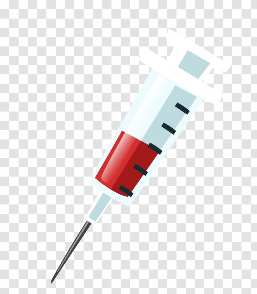 Syringe Hypodermic Needle - Medical Equipment - Vector Multicolor Abstract Tube Transparent PNG