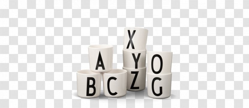 Letter Alphabet Cup Plate - Design Transparent PNG