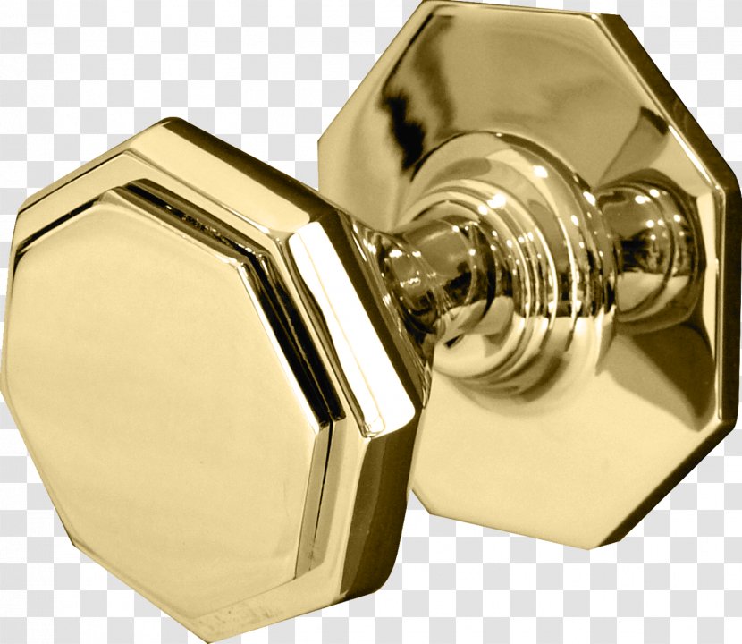 Door Handle Furniture Builders Hardware - Brass Transparent PNG