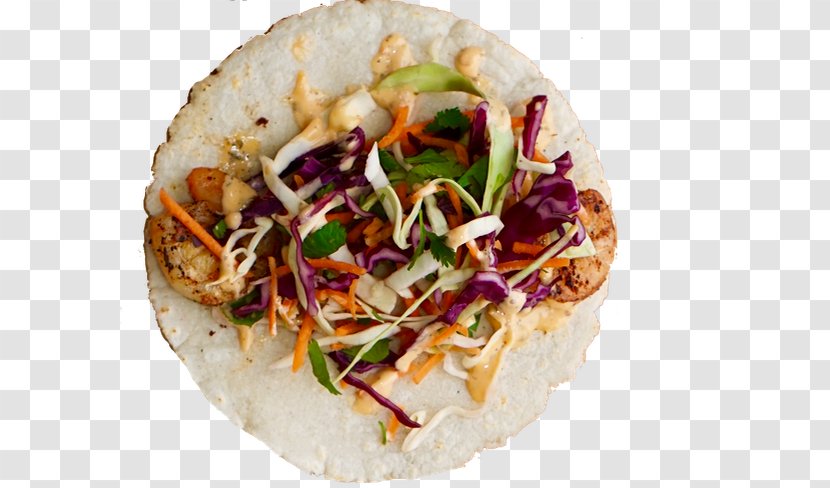 Korean Taco Vegetarian Cuisine Pico De Gallo Food - Flatbread - Menu Transparent PNG