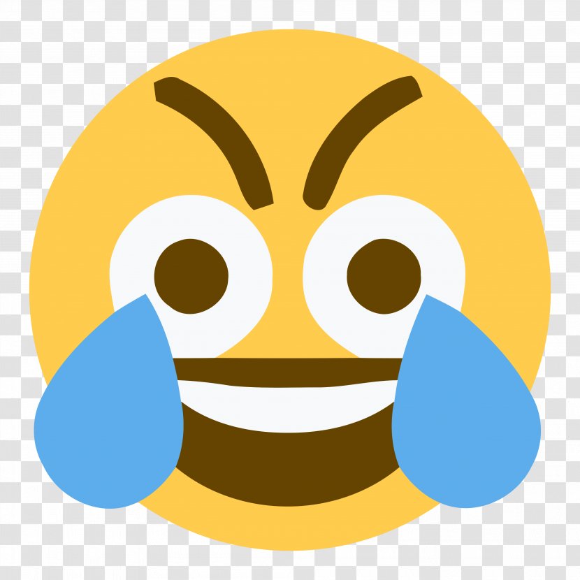 Face With Tears Of Joy Emoji Discord Social Media Emoticon - Frame Transparent PNG