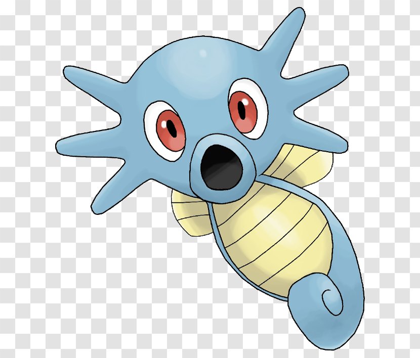 Horsea Seadra Water National Dex Goldeen - Video Games Transparent PNG