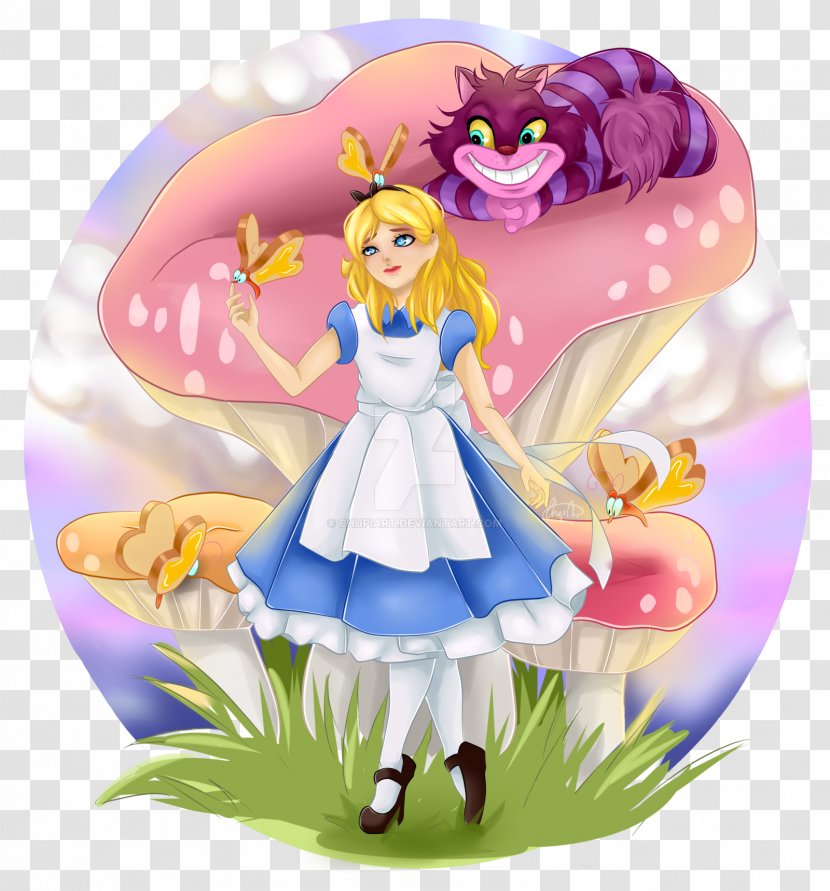 Fairy Illustration Figurine Cartoon - Caterpillar Alice In Wonderland Art Prints Transparent PNG