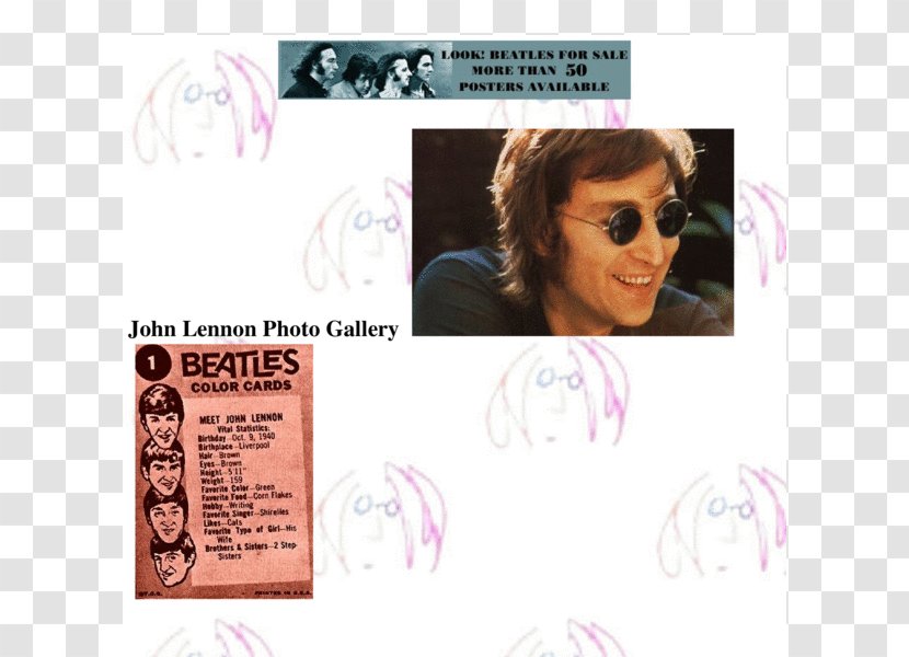 Something Love The Beatles Pin Lead - Cartoon - Murder Of John Lennon Transparent PNG
