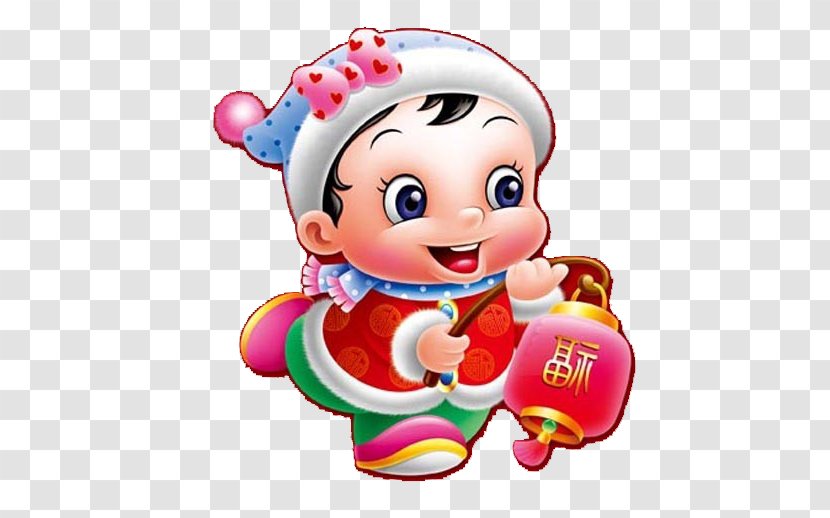 Chinese New Year Cartoon Fu - Baby Toys - Cute Fuwa Vector Transparent PNG