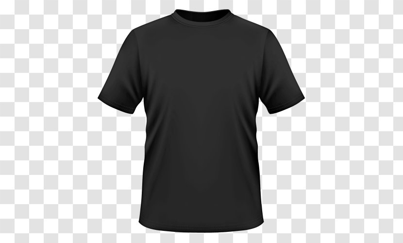 Printed T-shirt Crew Neck Top - Polo Shirt Transparent PNG