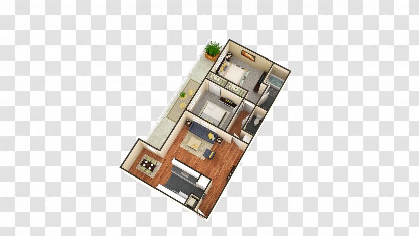 The Summit At La Crescenta Floor Plan Apartment Bathroom House - Three Rooms And Two Transparent PNG