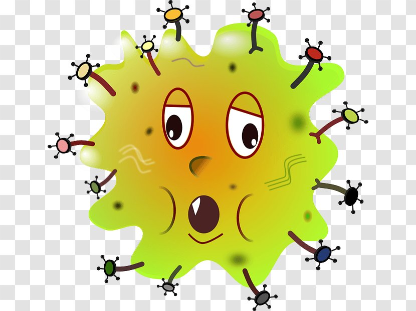 Germ Theory Of Disease Bacteria Clip Art - Organism Transparent PNG