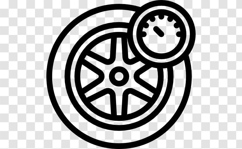 Car Tire Motor Vehicle Service Automobile Repair Shop Wheel - Line Art Transparent PNG