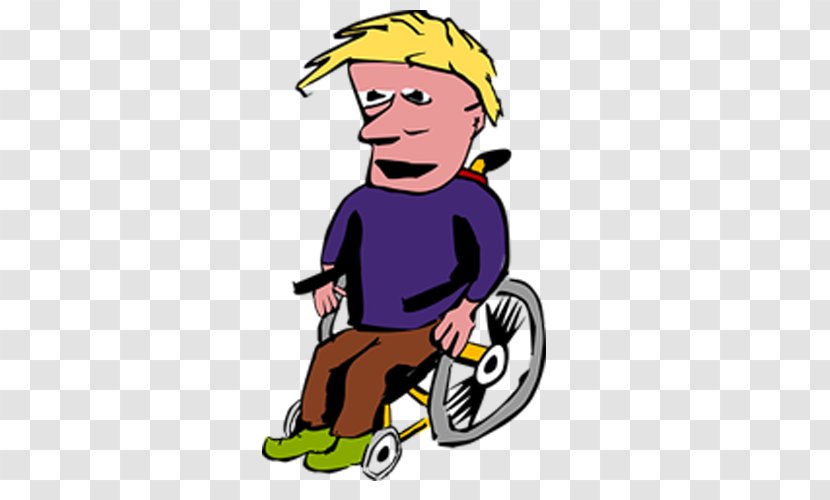 Wheelchair Disability Man Clip Art - Heart - Disabled People In A Transparent PNG