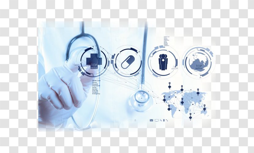 Big Data Health Care Healthcare Industry Electronic Record Analytics - Hospital - Medical Technology Background Transparent PNG