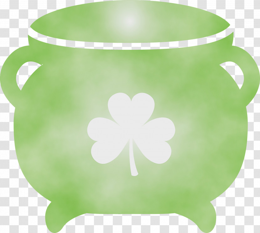 Green Leaf Drinkware Serveware Mug Transparent PNG