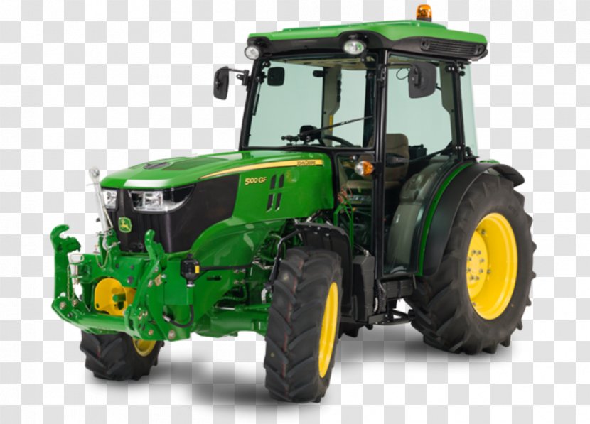 John Deere Tractor Agricultural Machinery Agriculture Farm - Motor Vehicle Transparent PNG