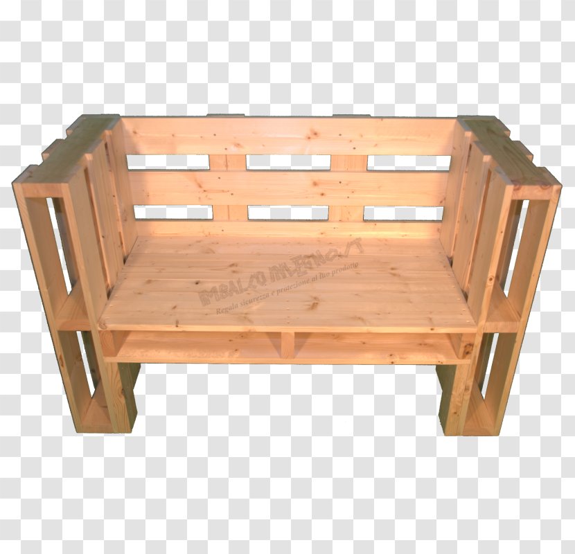 EUR-pallet Bank Wood Bench - Packaging And Labeling Transparent PNG