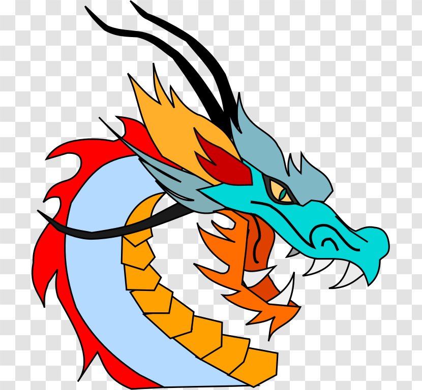 Chinese Dragon Free Content Clip Art - Fictional Character - Clipart Transparent PNG