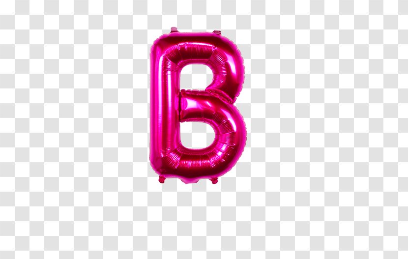 Balloon Inflatable Fuchsia Letter Helium Transparent PNG