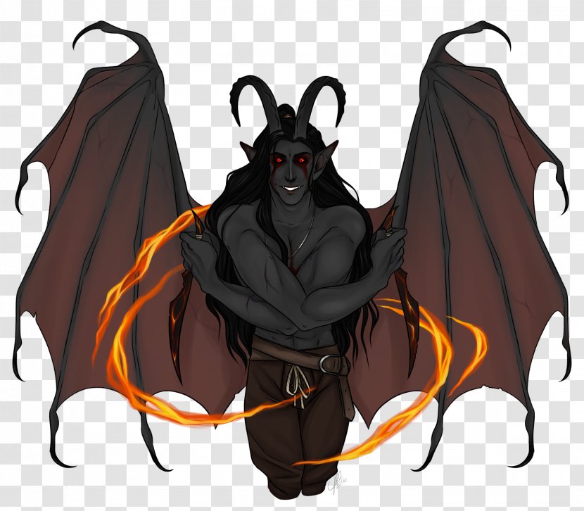 Demon BAT-M Dragon Animated Cartoon - Fictional Character Transparent PNG