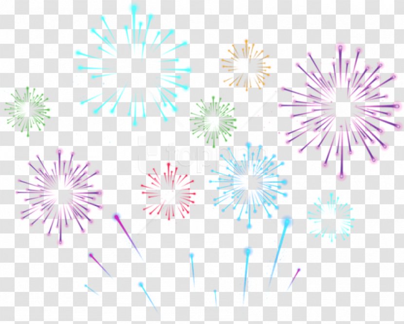 Fireworks New Year - Sparkler Diwali Transparent PNG