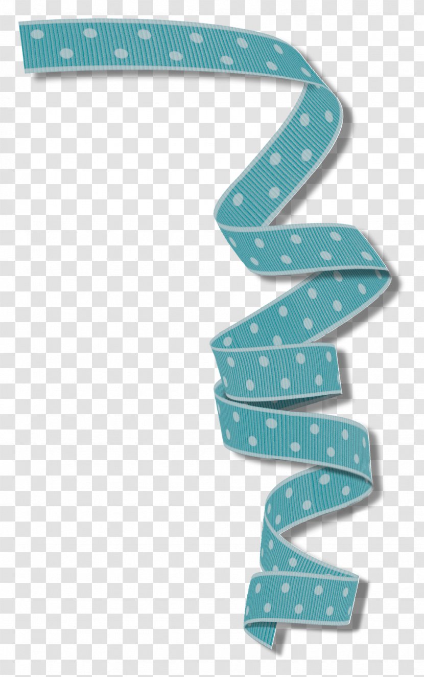 Turquoise Pattern - Fashion Accessory - Wavy Ribbons Transparent PNG